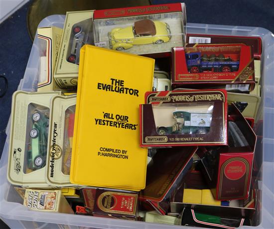 A collection of Models of Yesteryear and other model cars, boxed